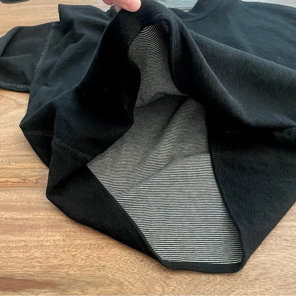 Eileen Fisher Doubleknit Organic Cotton Reversible Mock Neck Top - Picture 8 of 13